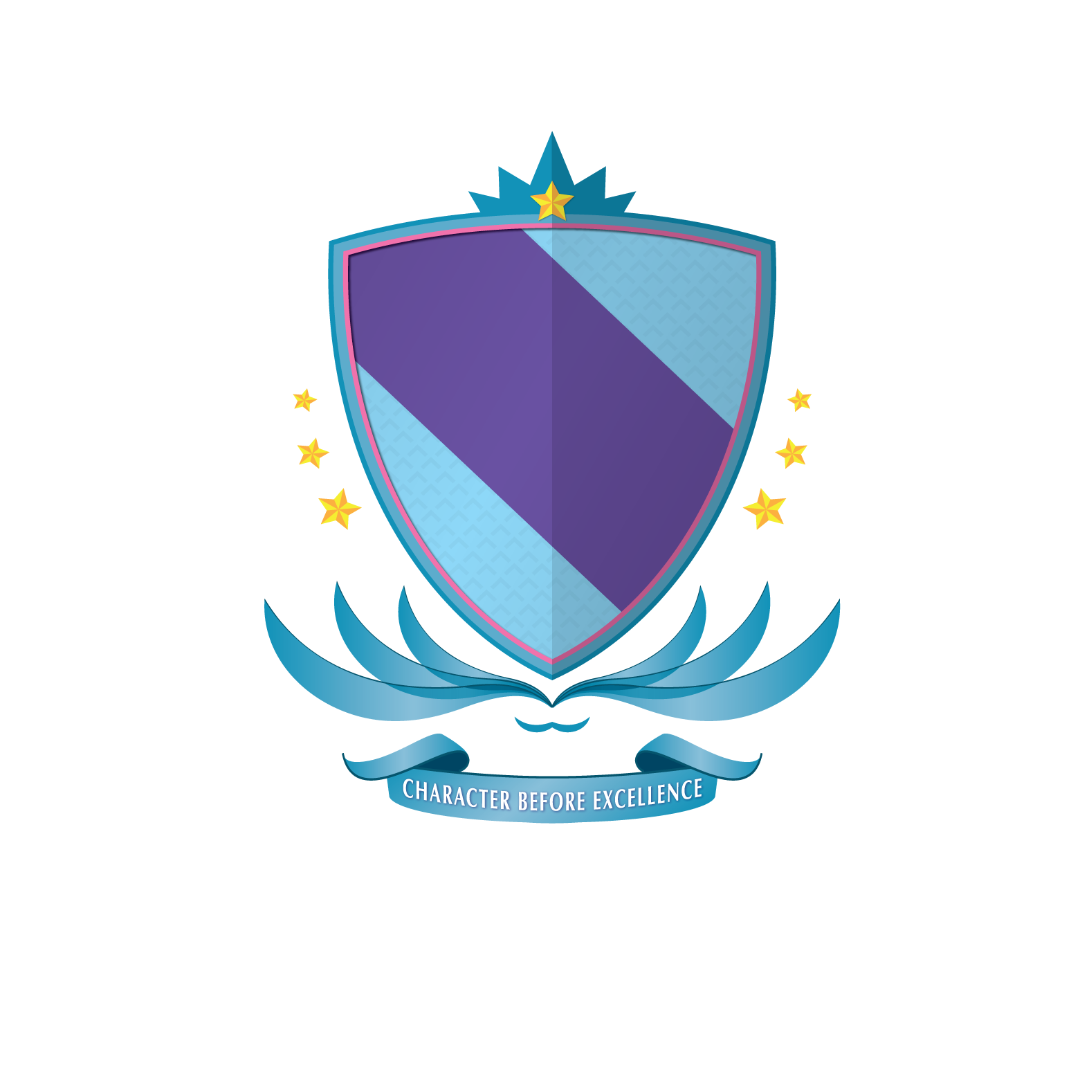 七天伊斯兰国际学校 Seven Skies International School 校徽